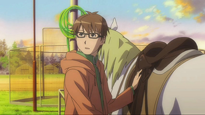 八軒, 馬に乗る