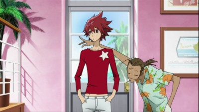 ガラス越しのキス